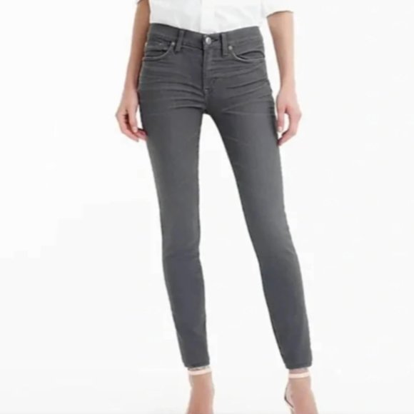 J. Crew Denim - J crew toothpick skinny jeans size 26 gray denim